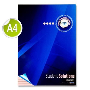 STUDENT SOLUTIONS A4 100pg VISUAL MEMORY AID REFILL PAD - PI