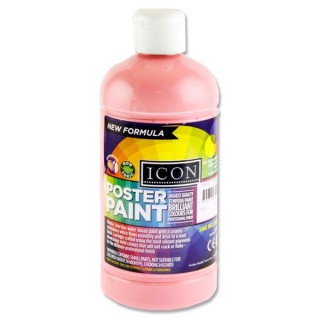 Icon Poster Paint Pink 500ml